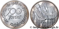 HONGRIE 500 Forint Proof Busard cendré 25e anniversaire WWF 1988 Budapest