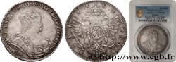 RUSSIE - ANNE 1 Rouble  1738 Moscou SUP PCGS