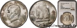 CHINE - RÉPUBLIQUE DE CHINE 1 Dollar Sun Yat-Sen an 23 (1934)  SPL63 NGC