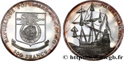 CONGO (RÉPUBLIQUE) 500 Francs Proof Navire Ancien 1991 Paris SPL
