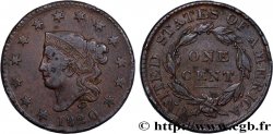 ÉTATS-UNIS D AMÉRIQUE 1 Cent “Matron Head” 1820 Philadelphie