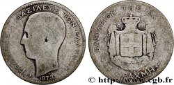 GRECIA 1 Drachme Georges Ier 1873 Paris