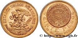 MEXIQUE 20 Pesos “Pierre du Soleil” (calendrier aztèque) 1959 Mexico