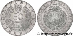 AUSTRIA 50 Schilling 125e anniversaire de la Gendarmerie autrichienne 1974
