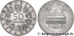 AUSTRIA 50 Schilling 500e anniversaire de la maison  Bummerl à Steyr 1973