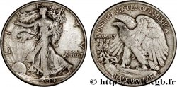 ÉTATS-UNIS D AMÉRIQUE 1/2 Dollar Walking Liberty 1944 Philadelphie