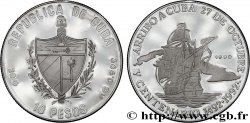 CUBA 10 Pesos Proof 500 ans arrivée de Christophe Colomb à Cuba 1990 La Havane SPL