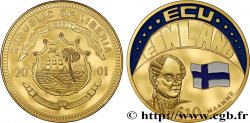 LIBERIA 10 Dollars Proof ECU - Finlande 2001