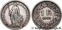 SUISSE 1 Franc Helvetia 1903 Berne