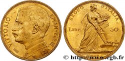 ITALIE - ROYAUME D ITALIE - VICTOR-EMMANUEL III 50 Lire 1912 Rome SPL