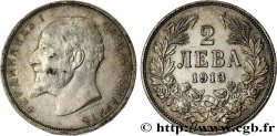 BULGARIE 2 Leva Ferdinand Ier 1913  TTB
