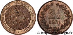 PAíSES BAJOS 2 1/2 Cents lion couronné 1880 Utrecht