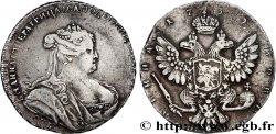 RUSSIE - ANNE Poltina 1739 Saint-Pétersbourg TB+/TTB