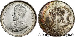 AFRIQUE OCCIDENTALE BRITANNIQUE 2 Shillings Georges V 1920  SUP