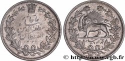 IRAN 5000 Dinars (5 Kran) frappe pour Muzaffar al-Din Shah AH 1320 (1902)  TTB