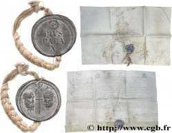VATICAN - PIE X (Giuseppe Melchiorre Sarto) Bulle papale avec document n.d. Rome SPL