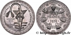 ÉTATS DE L AFRIQUE DE L OUEST (BCEAO) 500 Francs BCEAO 1972 Paris