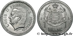 MONACO 1 Franc Louis II (1943) Paris
