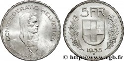 SUISSE 5 Francs Berger des Alpes 1935 Berne