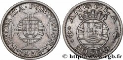 ANGOLA 20 Escudos emblème du Portugal 1952  SS