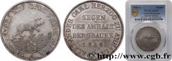 ALLEMAGNE - DUCHÉ D ANHALT-BERNBURG - ALEXANDRE CHARLES Thaler des mines 1846 Berlin