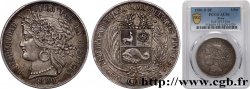 PÉROU 5 Pesetas 1880 Lima