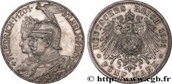 GERMANY - KINGDOM OF PRUSSIA - WILLIAM II 5 mark, bicentenaire du royaume de Prusse 1901 Berlin