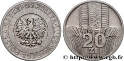 POLOGNE 20 Zlotych aigle  1973 Varsovie
