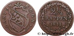 SCHWEIZ - KANTON BERN 2 1/2 Rappen 1811