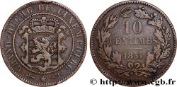 LUXEMBOURG 10 Centimes 1854 Utrecht