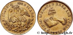 MEXIQUE - RÉPUBLIQUE 1/2 Escudo 1860 Mexico