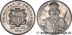ANDORRE (PRINCIPAUTÉ) 50 Centims Proof Charlemagne 2013 