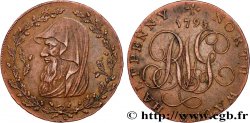 ROYAUME-UNI (TOKENS) 1/2 Penny Anglesey (Pays de Galles)  1793 Birmingham