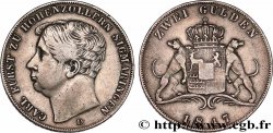 GERMANY - HOHENZOLLERN-SIGMARINGEN 2 Gulden Carl 1852 Karlsruhe