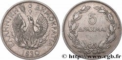 GRECIA 5 Drachmes Phénix 1930