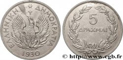 GRECIA 5 Drachmes Phénix 1930