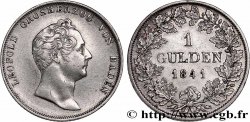 ALLEMAGNE - BADE 1 Gulden Léopold Grand-Duc de Bade 1841 Karlsruhe