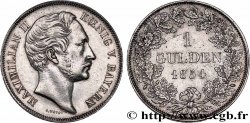 ALLEMAGNE - BAVIÈRE 1 Gulden Maximilien II 1854 