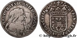 SAVOY - DUCHY OF SAVOY - VICTOR-AMADEUS II Demi-Lire (mezza lira) 1676 Turin