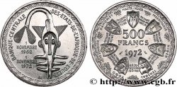 ÉTATS DE L AFRIQUE DE L OUEST (BCEAO) 500 Francs BCEAO 1972 Paris