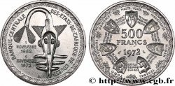 ESTADOS DE ÁFRICA DEL OESTE 500 Francs BCEAO 1972 Paris