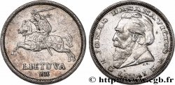 LITUANIE 5 Litai chevalier Vitis / Dr Jonas Basanavicius 1936  TTB+/SUP