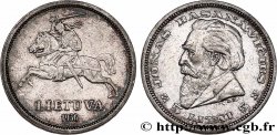 LITUANIE 5 Litai chevalier Vitis / Dr Jonas Basanavicius 1936  TTB+/SUP