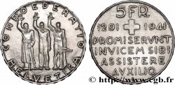 SUISSE 5 Francs 650e anniversaire de la confédération 1941 Berne