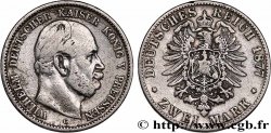 GERMANY - PRUSSIA 2 Mark Guillaume Ier 1877 Francfort