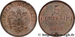 ITALIA - LOMBARDIA-VENECIA 5 Centesimi 1852 Milan