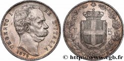 ITALIE - ROYAUME D ITALIE - HUMBERT Ier 5 Lire  1879 Rome SUP