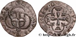 SAVOY - DUCHY OF SAVOY - CHARLES-EMMANUEL I Parpaiolle du 3e type (parpagliola di III tipo) 1586 Gex