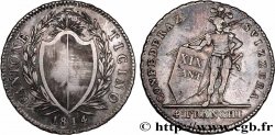 SUISSE - CANTON DU TESSIN 4 Franchi (Francs) 1814 Lucerne