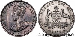 AUSTRALIE - GEORGES V 1 Florin 1915 Heaton